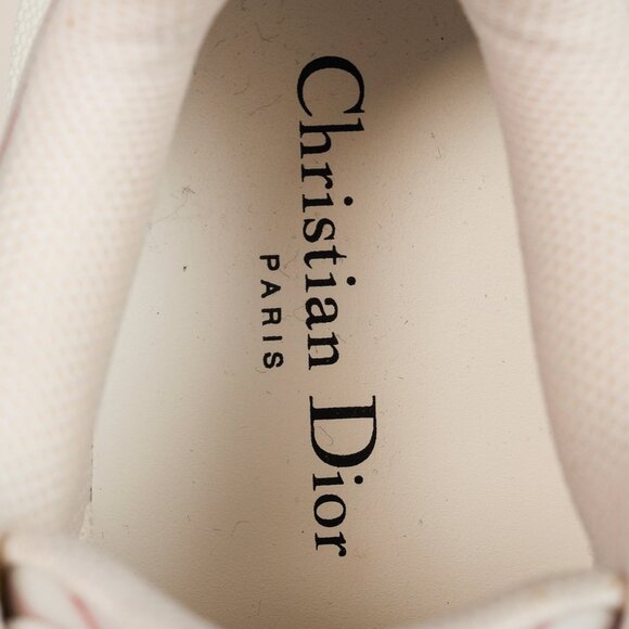 Dior Addict Framboise Toile de Jouy Neoprene Low-Top Sneakers - Picture 12 of 13